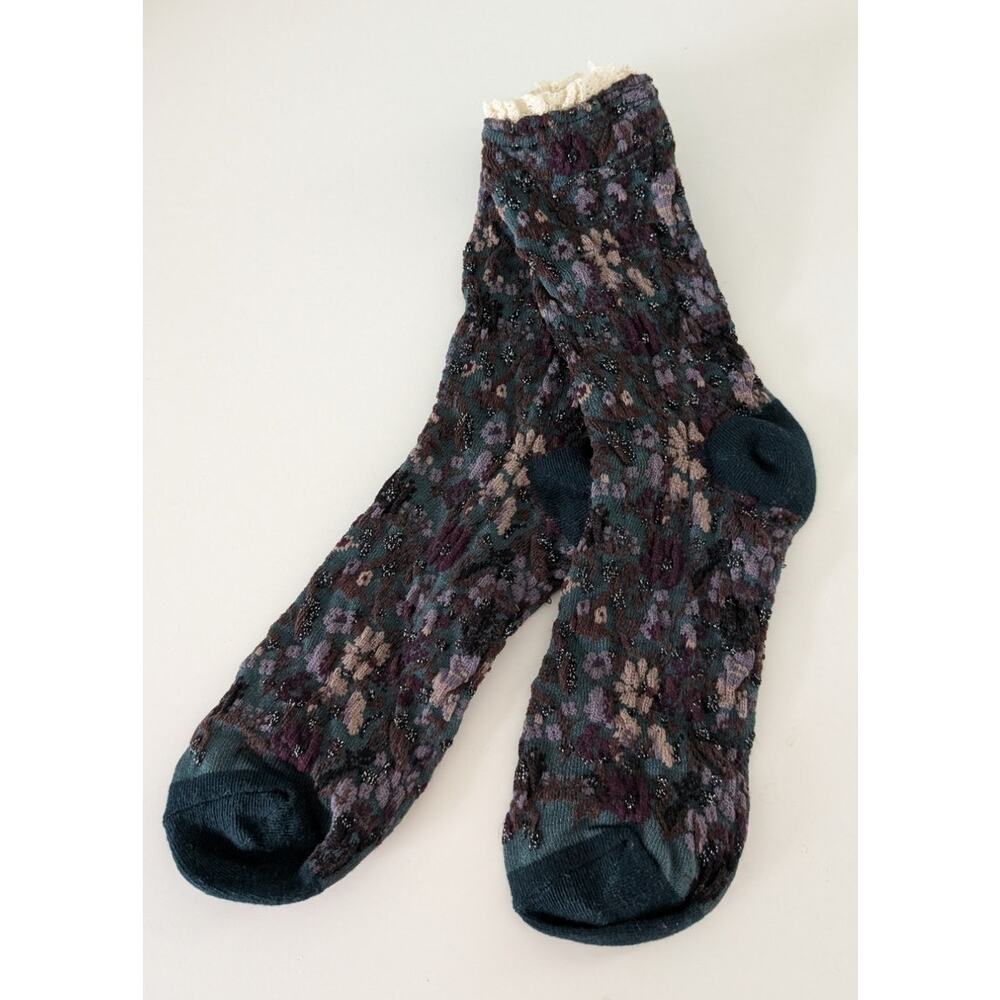 Natural Life Boho Lace Ruffle Socks NEW! - Picture 4 of 4